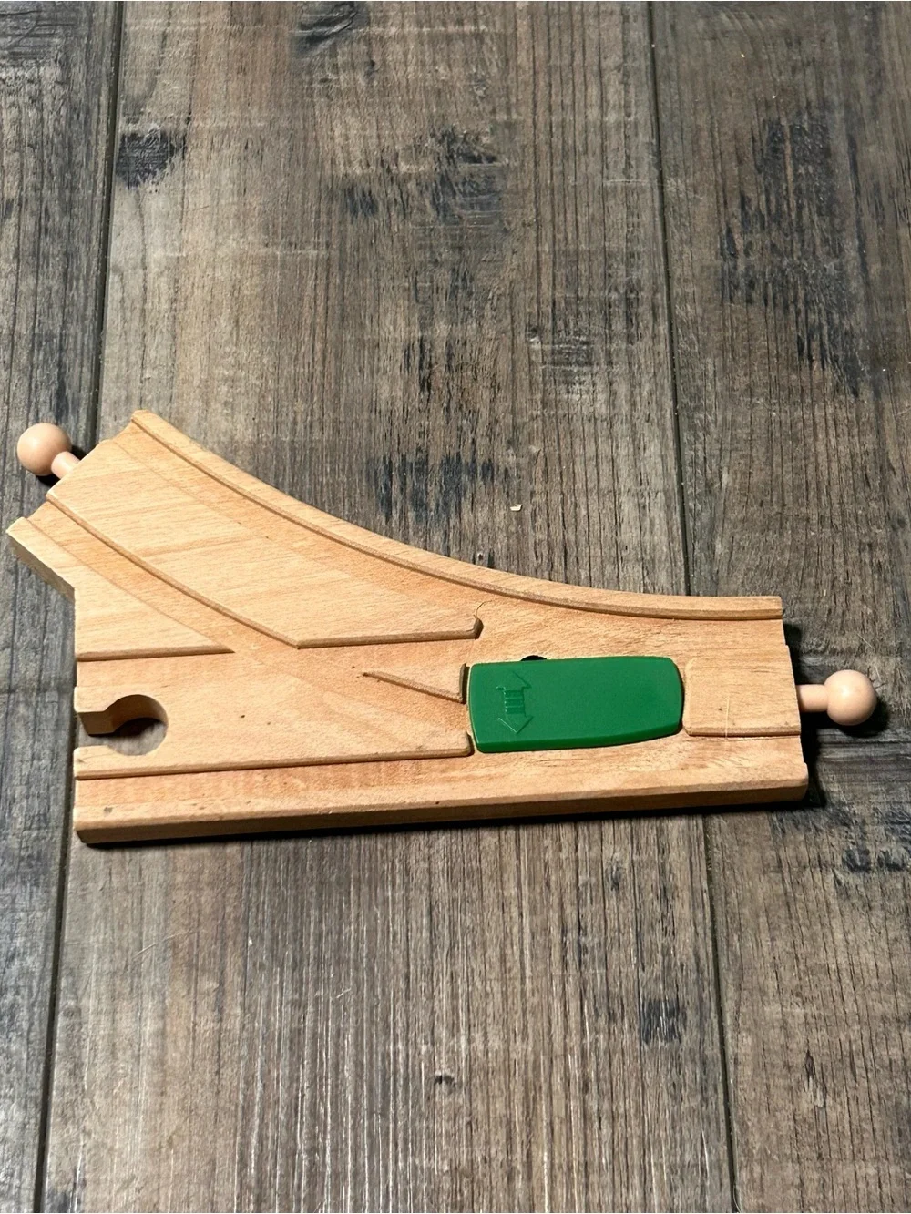 Brio or Thomas V Shape Switch Track (1pc) For Wooden Train Tracks